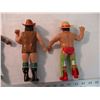 Image 5 : (4) LJN rubber wrestlers
