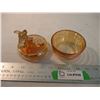 Image 2 : Carnival glass - scottie dog powder dish