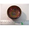 Image 3 : Carnival glass - footed bowl 6" round