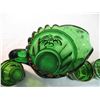 Image 4 : Green pitcher with (5) glasses