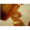 Image 8 : Carnival glass (ball + claw) footed bowls - (1) large + (6) small