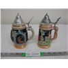 Image 1 : 2X THE BID PRICE - Vintage German Steins