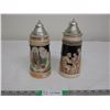 Image 1 : 2X THE BID PRICE - Vintage German Steins