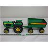 Image 1 : Tonka Tractor and Trailer - Green