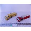 Image 1 : (2) Tonka Trucks - car hauler + fire ladder