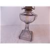 Image 2 : Greek Key Glass Kerosene Lamp (Turning Purple)