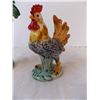 Image 4 : (3) Ceramic Roosters