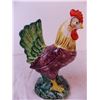 Image 4 : (2) Ceramic Roosters
