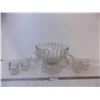 Image 1 : Punch Bowl w/ Stand, (12) Cups, and Hooks