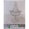 Image 1 : Glass Candy Dish w/ Lid