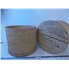 Image 1 : (2) Cheese Wheel Boxes (One Lid Missing)