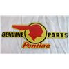 Image 2 : Pontiac Genuine Parts - Fantasy Porcelain Sign - 18" long