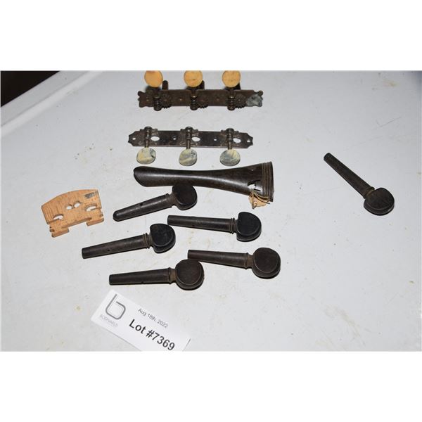 Violin parts (some ebony)