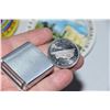 Image 3 : Zippo magnifying glass, tin shaker toy, plate, souvenir coin