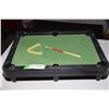 Image 1 : Vintage mini pool table toy, spring loaded cue (no balls)