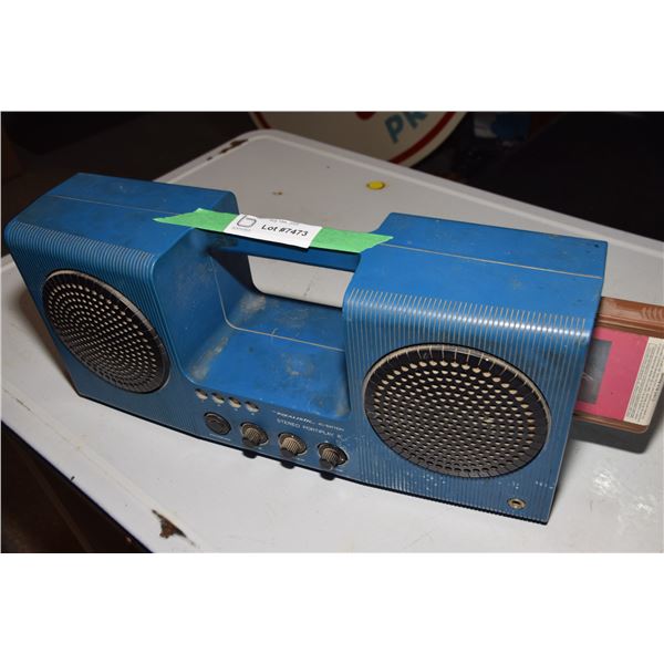 Vintage Portable 8-track player - untested