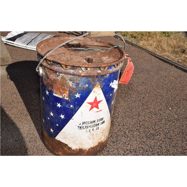 North Star oil pail