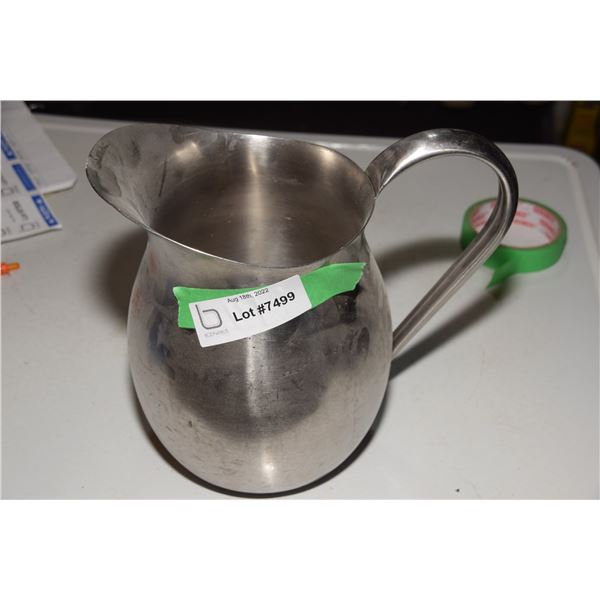 Hospital grade stainless steel pitcher