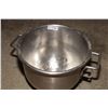 Image 1 : Large stainless steel hospital pot