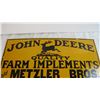 Image 2 : John Deere - Fantasy Porcelain Sign - 24"X12"