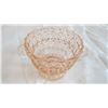 Image 2 : Pink Depression Cube Dish - Jeannette Doric (chipped)