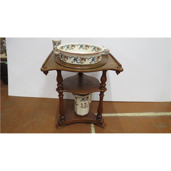 *Pitcher + Basin Washstand Set