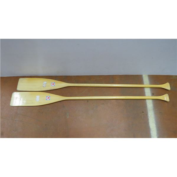 (2) Wooden Paddles/Oars (prince)