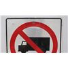 Image 2 : No Delivery Truck Metal Sign