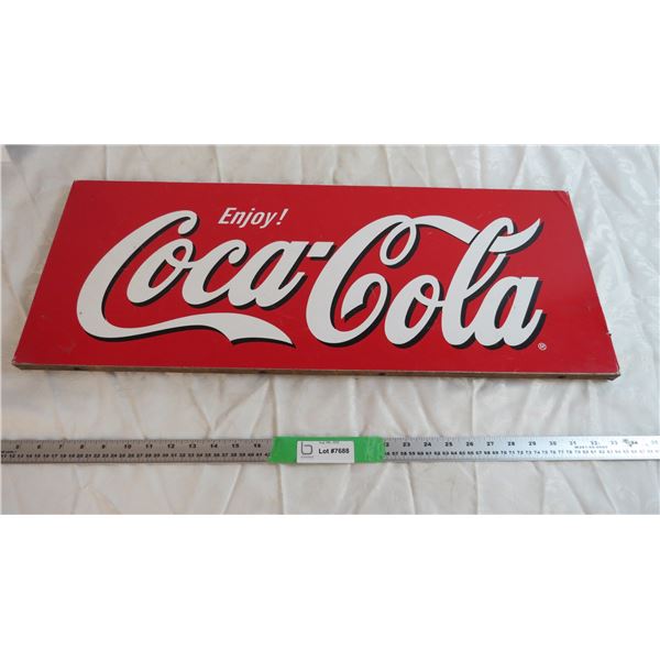 Wooden Coca-Cola table leaf extender