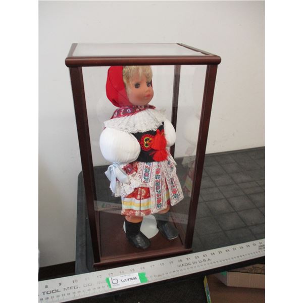 Doll with display - 22" tall