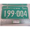 Image 3 : 1969 (pair) Sask License Plates