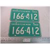 Image 1 : 1969 (pair) Sask License Plates