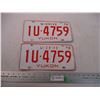 Image 1 : 1979 (pair) Yukon License Plates