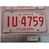 Image 3 : 1979 (pair) Yukon License Plates