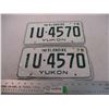 Image 1 : 1978 (pair) Yukon License Plates