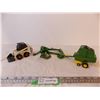 Image 1 : Diecast Bobcat and (2) Diecast John Deere Accessories