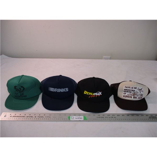 (4) Vintage trucker hats