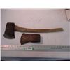 Image 1 : Diamond A axe head with handle + Berghaus Sweden axe head