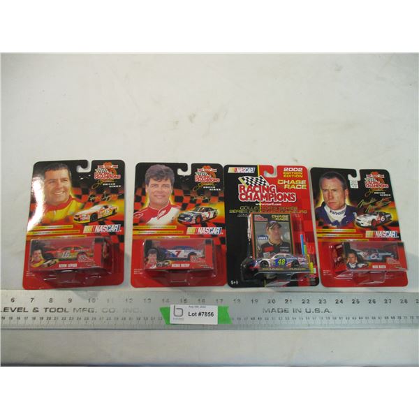 (4) Racing Champions cars 1:64