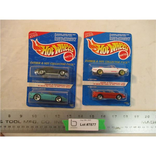 (2) Hotwheels Father & Son collector packs 1:64