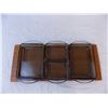 Image 2 : Mid-Century Teak Coffee Table Serving Dish tray