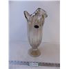 Image 1 : Murano White Crystal Vase Made in Italy