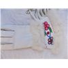 Image 3 : Pair of Hand Made Beaded Leather Gloves