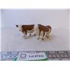 Image 1 : Cow + Bull figurine - plastic