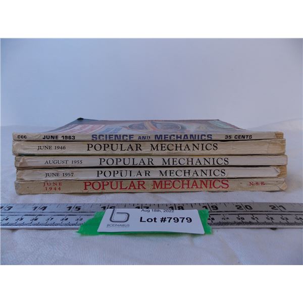 (4) Popular Mechanics + (1) Science & Mechanics