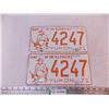 Image 1 : 1971 Yukon (matching pair) License Plates