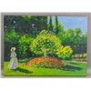 Image 2 : French Oil on Canvas Signed Monet KAHNWEILER 1866