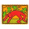 Image 1 : American Mixed Media on Paper Signed Keith Haring