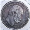 Image 2 : Kingdom of Prussia Wilhelm I 5 Mark Coin