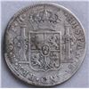 Image 2 : Mexico 8 Reales Carlos IV Coin Chopmarks 1808